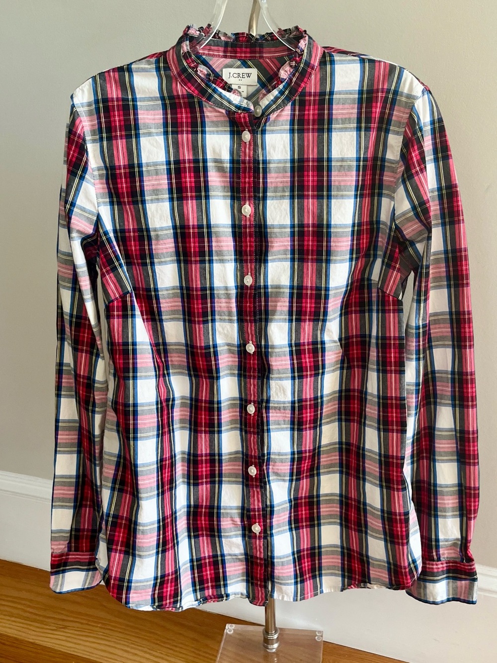 J.Crew Red & Blue Plaid Button-Up Shirt